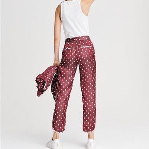 Rag and bone polka dot pants